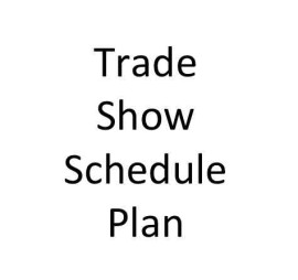 trade show Schedule plan